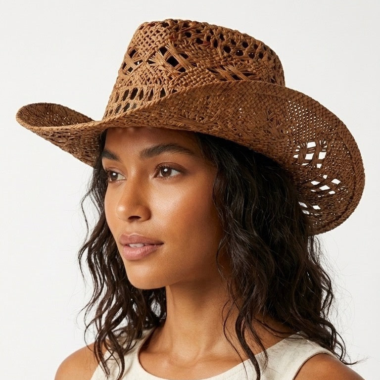 The Aria Hat In Brown